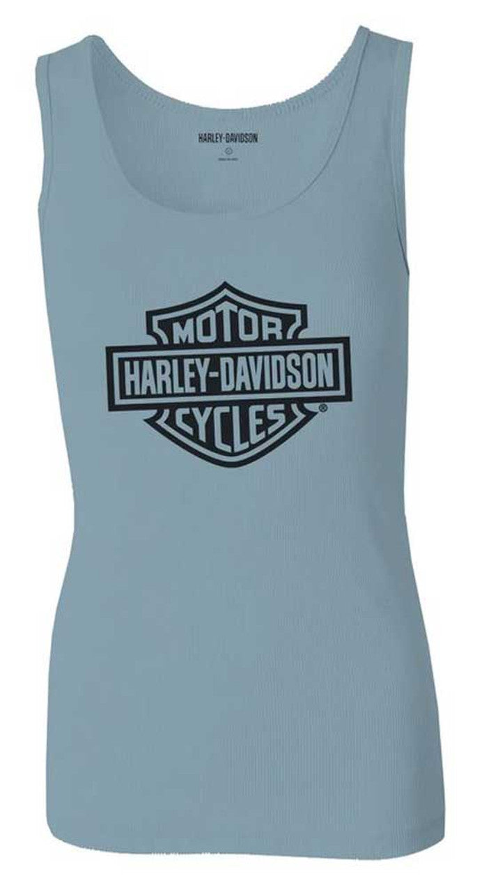 Harley-Davidson® Women's Ultra Classic B&S Sleeveless Tank Top, Blue