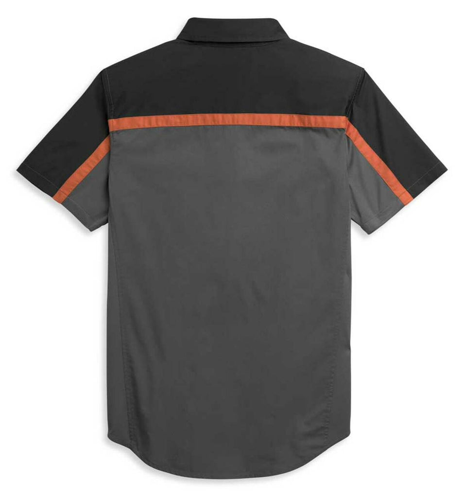 Harley-Davidson® Men's Performance Colorblock Vertical Logo Shirt