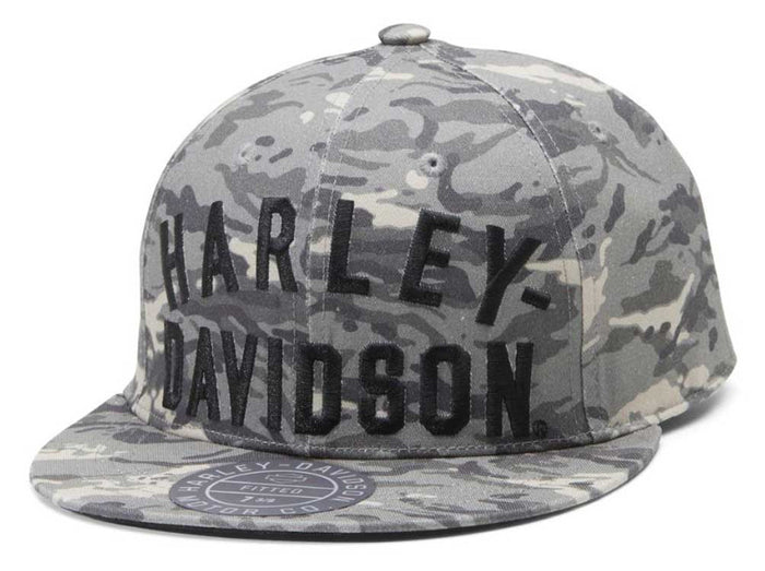 Harley-Davidson® Men's Staple Novelty Camo Baseball Cap - Gray 97601-23VM