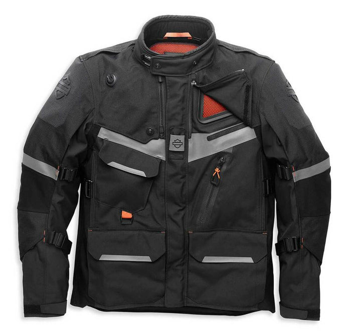 Harley-Davidson® Men's Passage Adventure Functional Jacket, Black