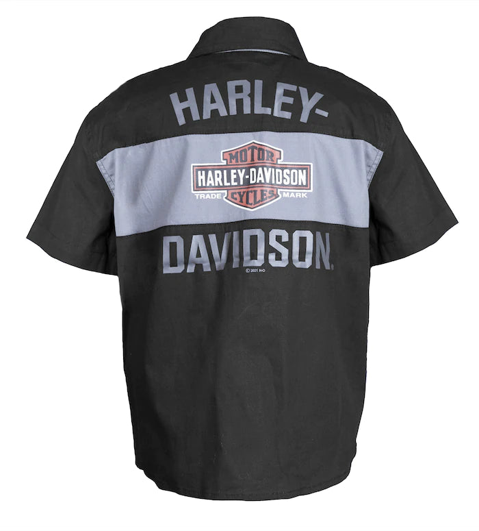 Harley-Davidson® Toddlers/Boys Woven Shop Shirt