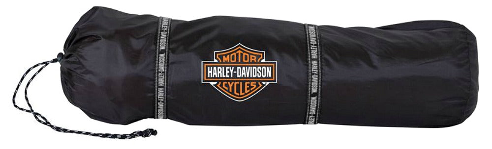 Harley-Davidson® Dome Tent w/ Vestibule Motorcycle Storage, Orange