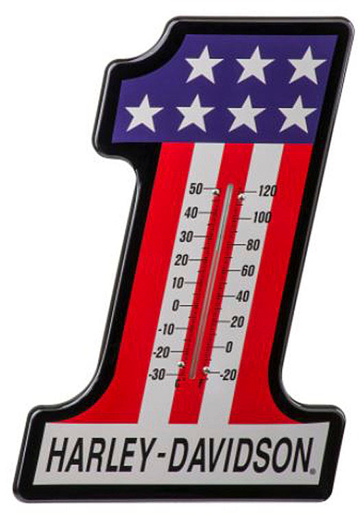 Harley-Davidson® #1 Racing Thermometer | Fade Resistant