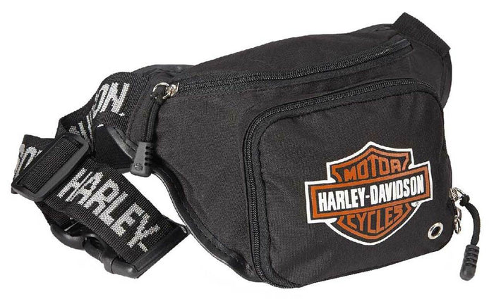 Harley-Davidson Women's Rider Bar & Shield Hip Bag W/Strap RD5541L-Black:  Handbags