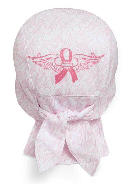 Harley-Davidson® Women's Pink Label Performance Headwrap, Pink/White