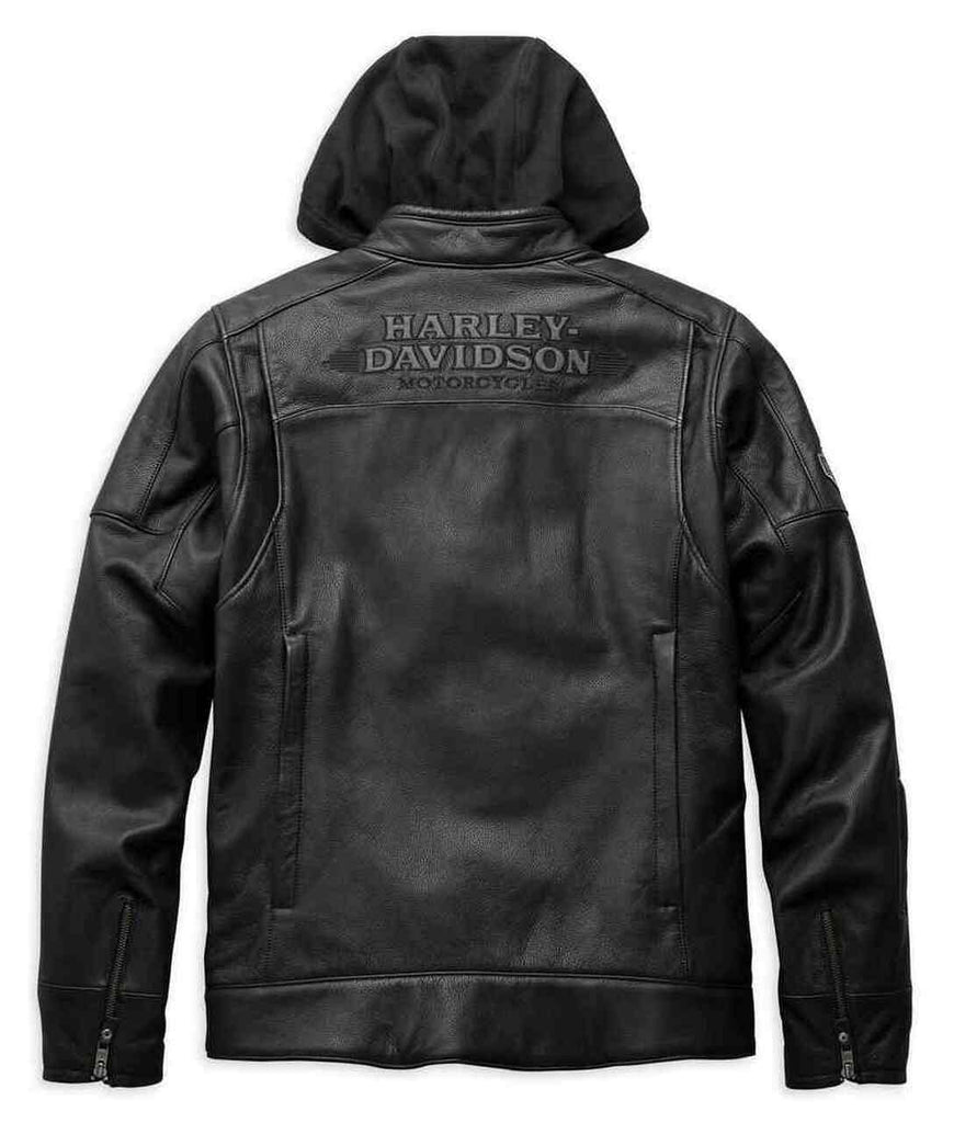 Harley-Davidson® Men's Swingarm 3-IN-1 Leather Jacket, Black