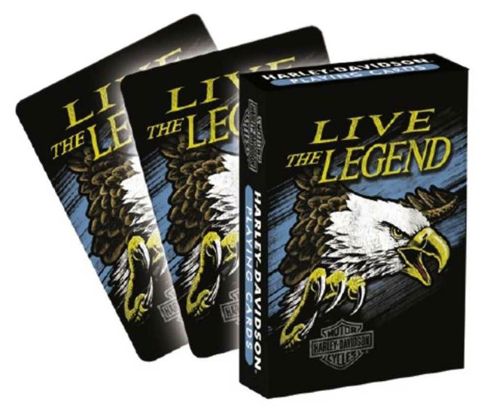 Harley-Davidson® Live the Legend Eagle Standard Size Playing Card Deck