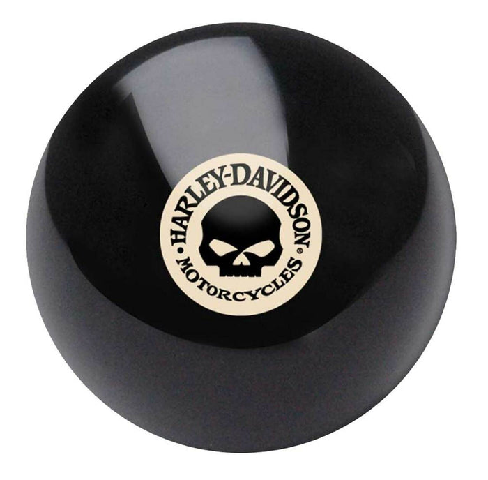 Harley-Davidson® Willie G Skull 8 Ball Pool, Black 2.25 in Diameter