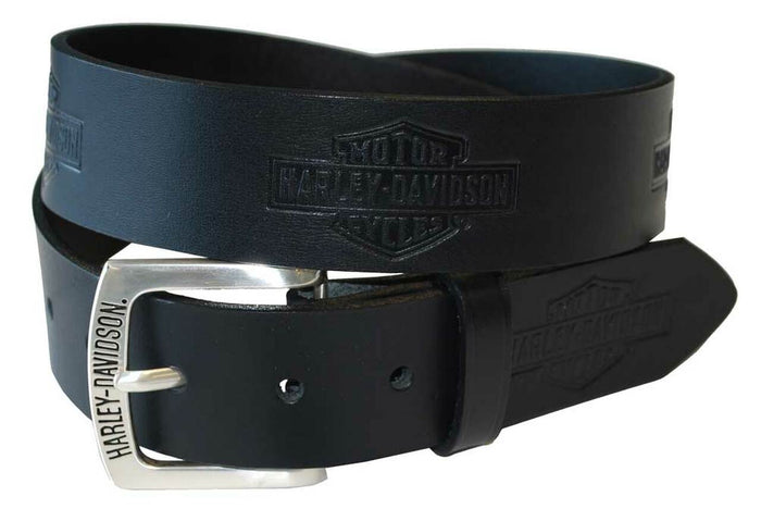 Harley-Davidson® Men's Tradition Bar & Shield Belt Black Leather
