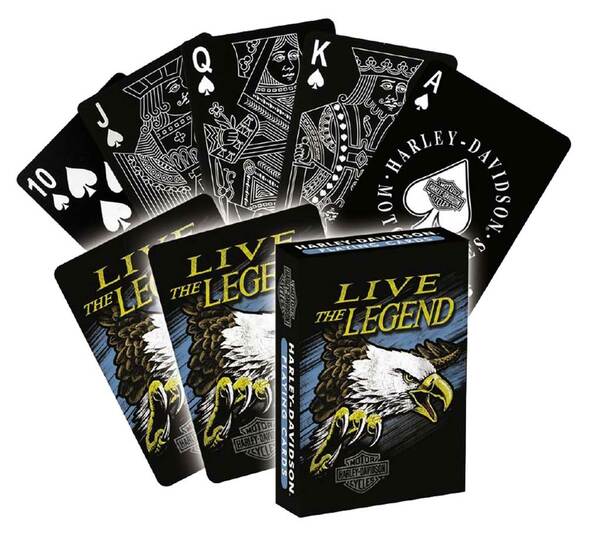 Harley-Davidson® Live the Legend Eagle Standard Size Playing Card Deck