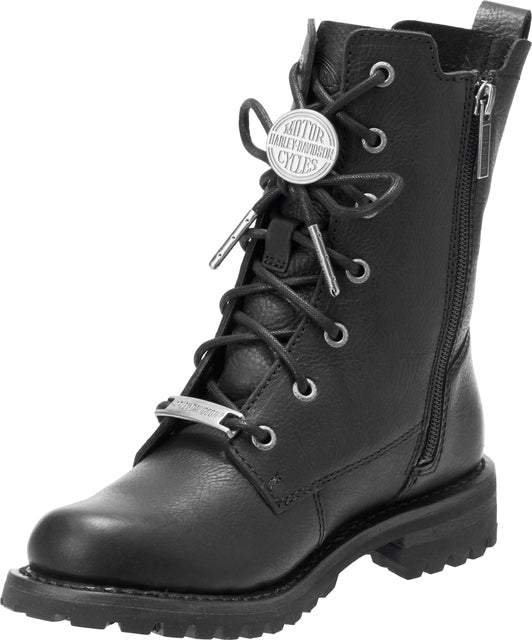 Harley-Davidson® Women's Wicklyn 7-Inch Black Riding Boots