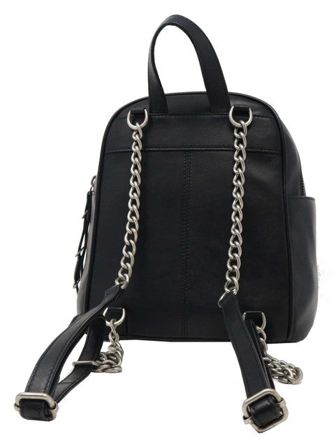 Harley-Davidson® Women's Legend Collection Mini Chain Leather Backpack