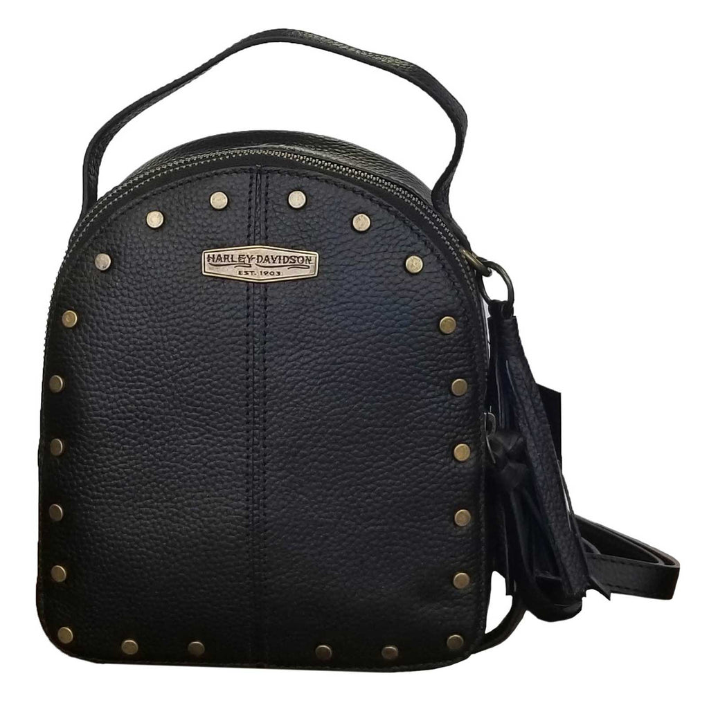 MCM studded backpack, Luxury, Bags & Wallets on Carousell